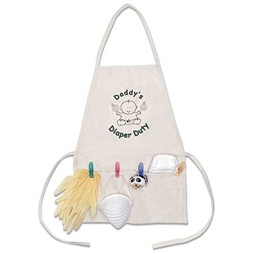 Product Image of the Genius Baby Toys | The ORIGINAL Daddy's Diaper Duty Apron - Silly New Dad Gag...