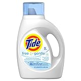 Product Image of the Tide Free & Gentle Liquid Laundry Detergent, Unscented, 1.47 L (32 Loads)