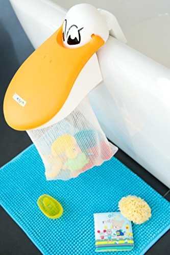 Product Image of the KidsKit Bath Toy Organizer | Bath Toy Holder Featuring A Pelican with A Bath Toy...