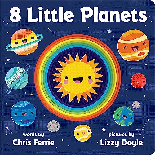 Product Image of the 8 Little Planets: A Solar System Book for Kids with Unique Planet Cutouts