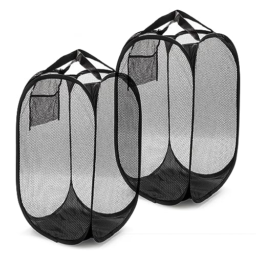 Product Image of the BROOKSTONE, 2 Pack, [EXTRA LARGE] Foldable Pop Up Laundry Hamper, Super...
