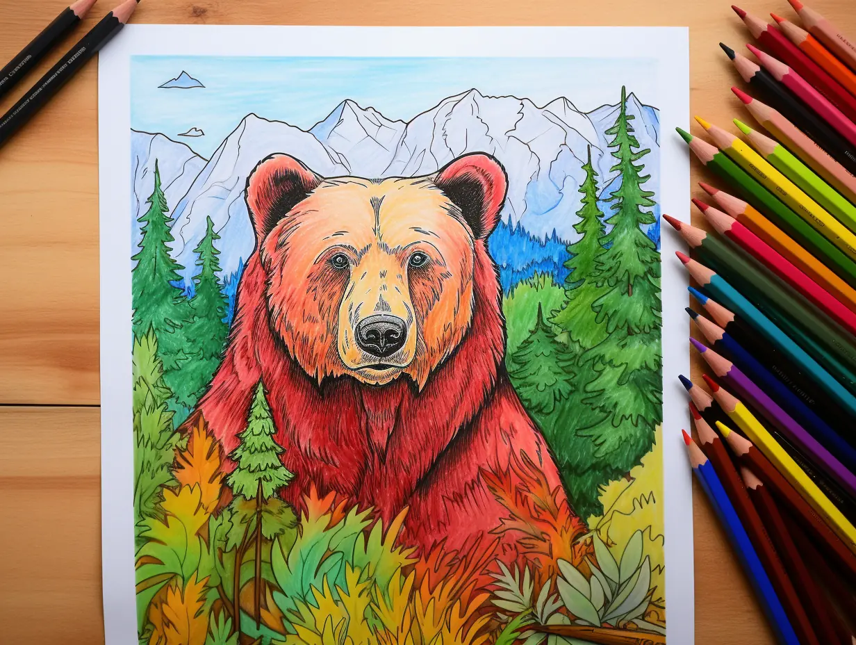 Bear Coloring Pages for Kids