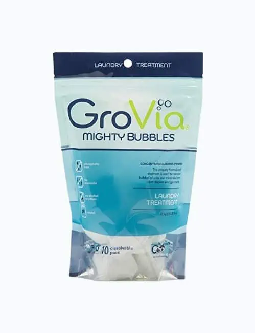 Product Image of the GroVia Mighty Bubbles Laundry Treatment for Cloth Diapers (10 Count)