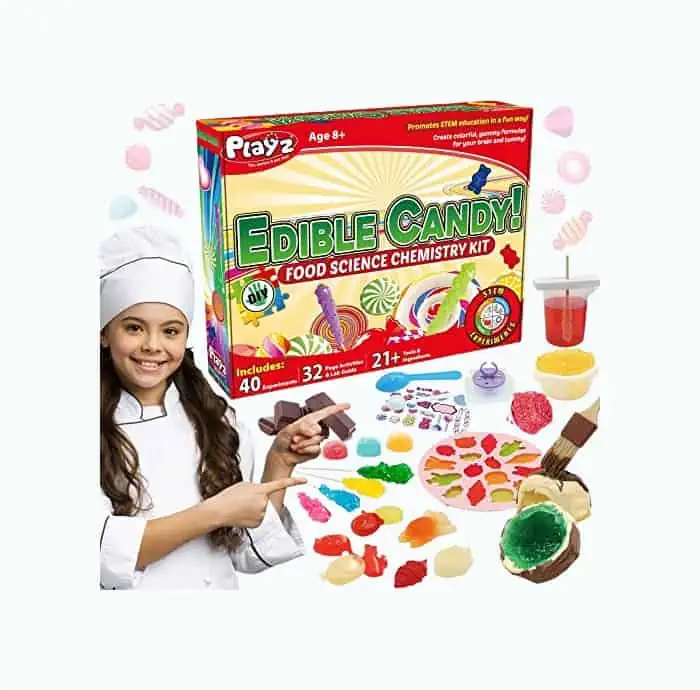 Product Image of the Playz Edible Candy Chemistry Kit