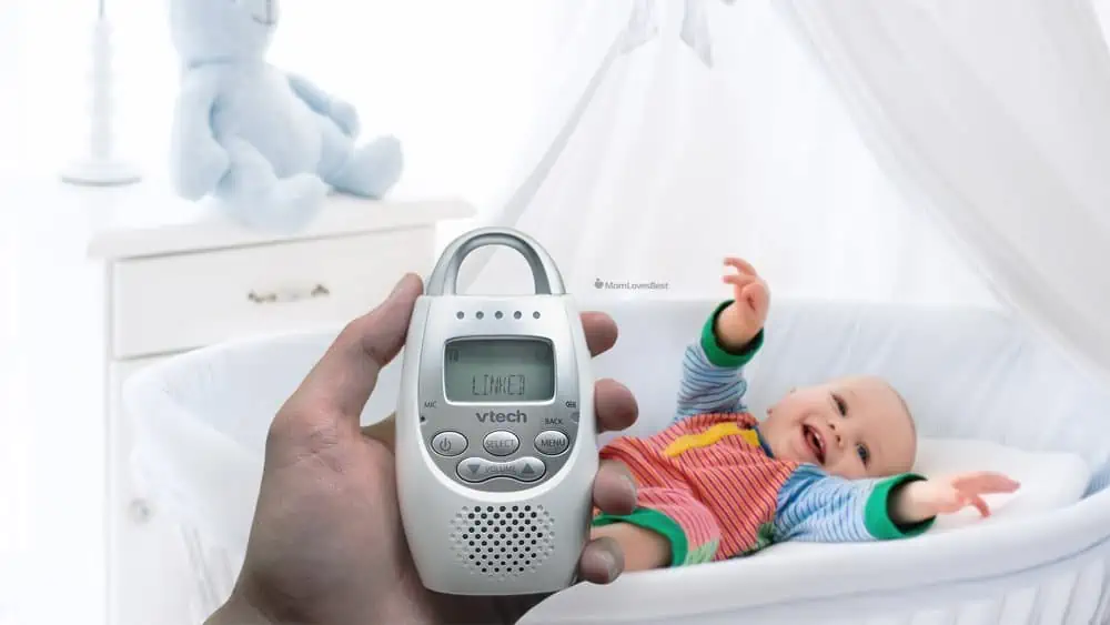 Photo of the VTech DM221 Vibrating Baby Monitor